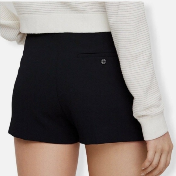 Aritzia Wilfred Black Exergue Shorts Size 4 Missing Bow String Mini Shorts - Picture 3 of 9